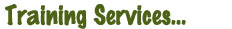 Training Services Include...